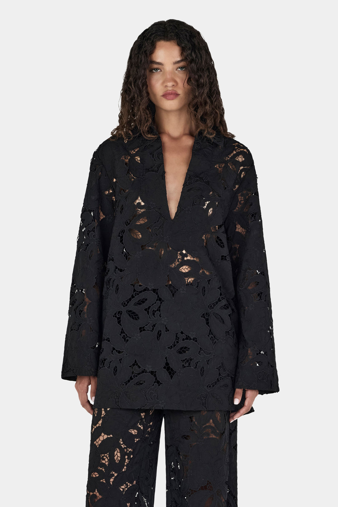 Hansen &amp; Gretel - Silla Lace Top - Black