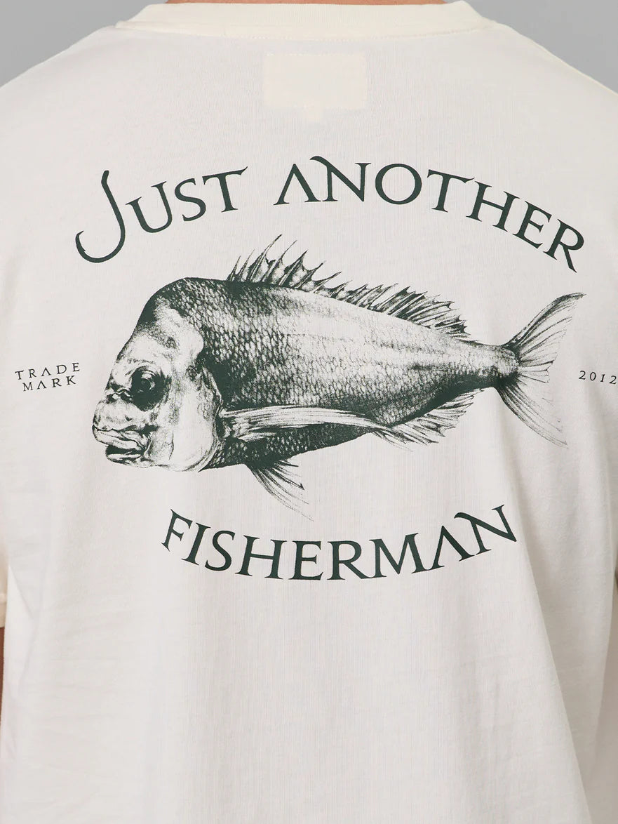 Just Another Fisherman - Snapper Sea Tee - Antique White