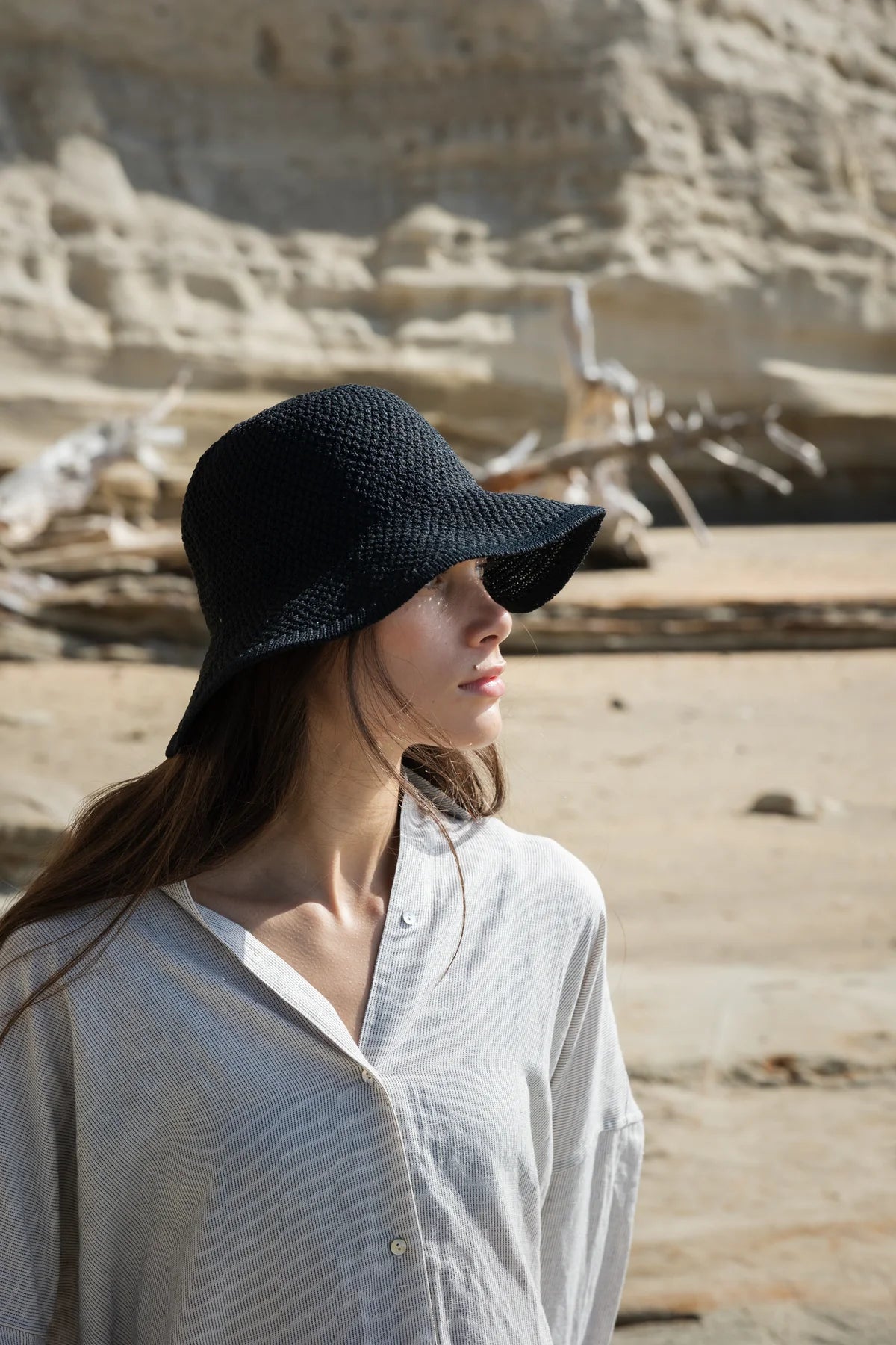 Sophie - Travelling Hat - Black