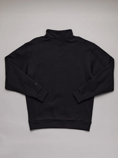 Just Another Fisherman - Stamp Coastal 1/4 Zip - Black