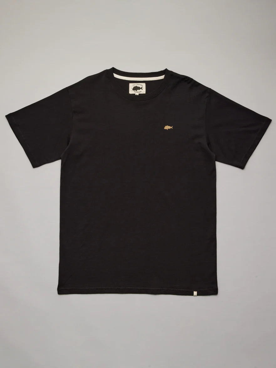 Just Another Fisherman - Stamp Sea Tee - Black