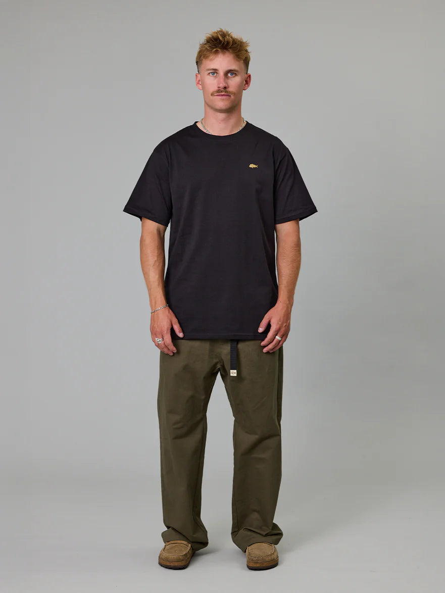 Just Another Fisherman - Stamp Sea Tee - Black