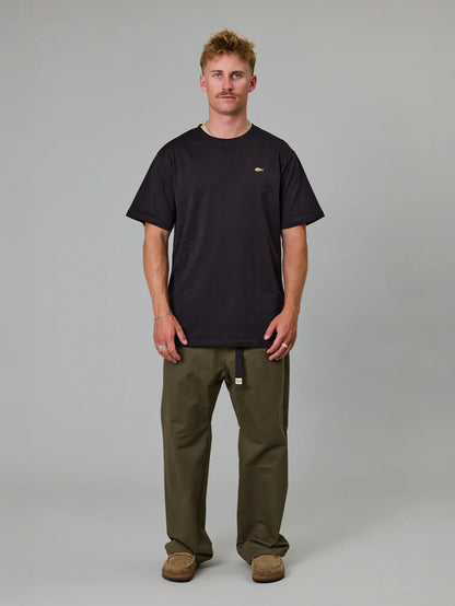 Just Another Fisherman - Stamp Sea Tee - Black