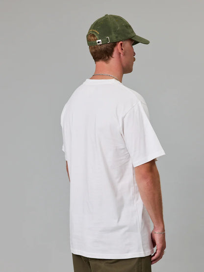 JUST ANOTHER FISHERMAN - STAMP SEA TEE - WHITE