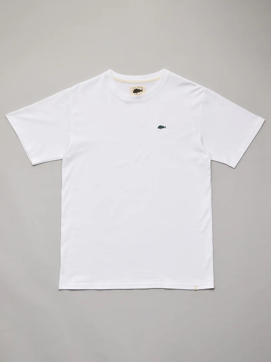JUST ANOTHER FISHERMAN - STAMP SEA TEE - WHITE
