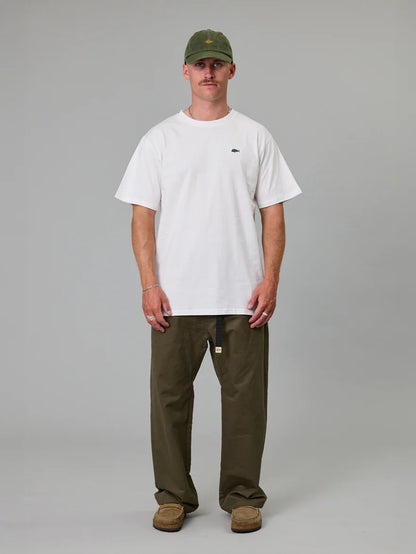 JUST ANOTHER FISHERMAN - STAMP SEA TEE - WHITE