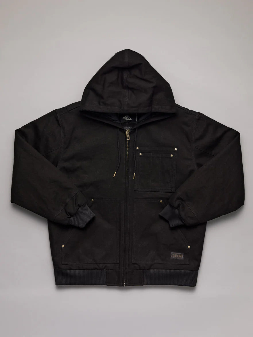 Just Another Fisherman - Staten Bomber Jacket - Black
