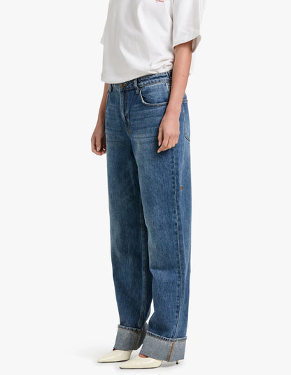 Ksubi - Low Rider Jeans Cuffed Aged