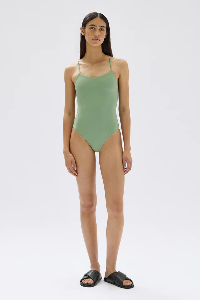 Assembly Label - Scoop Tie Back Neck One Piece