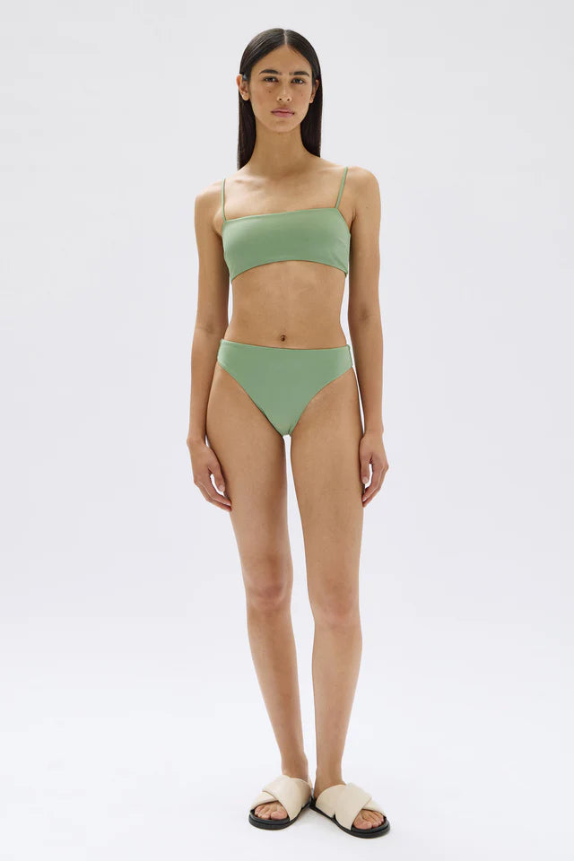 Assembly Label - Square Neck Swim Top