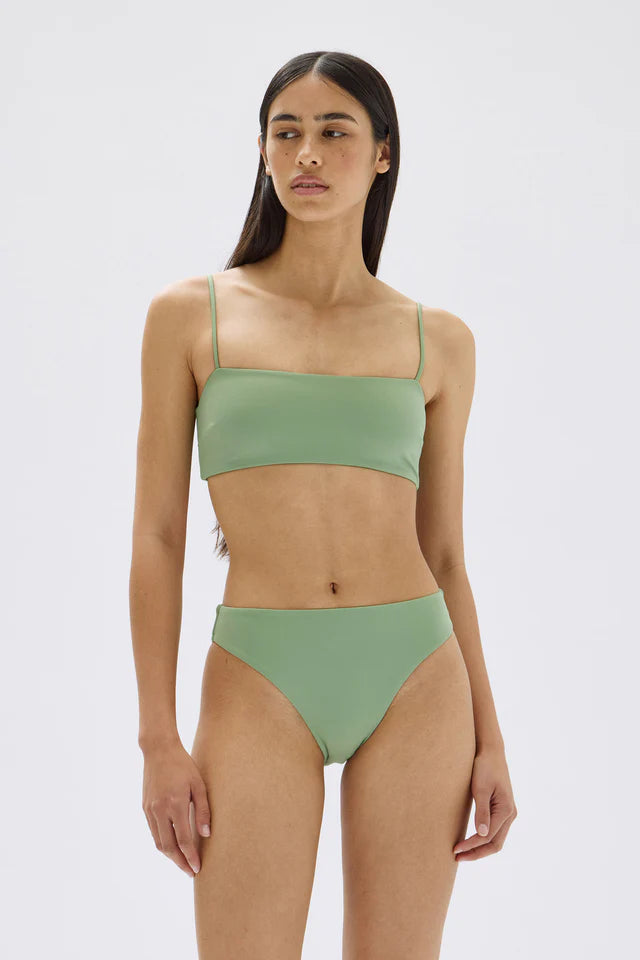 Assembly Label - Square Neck Swim Top