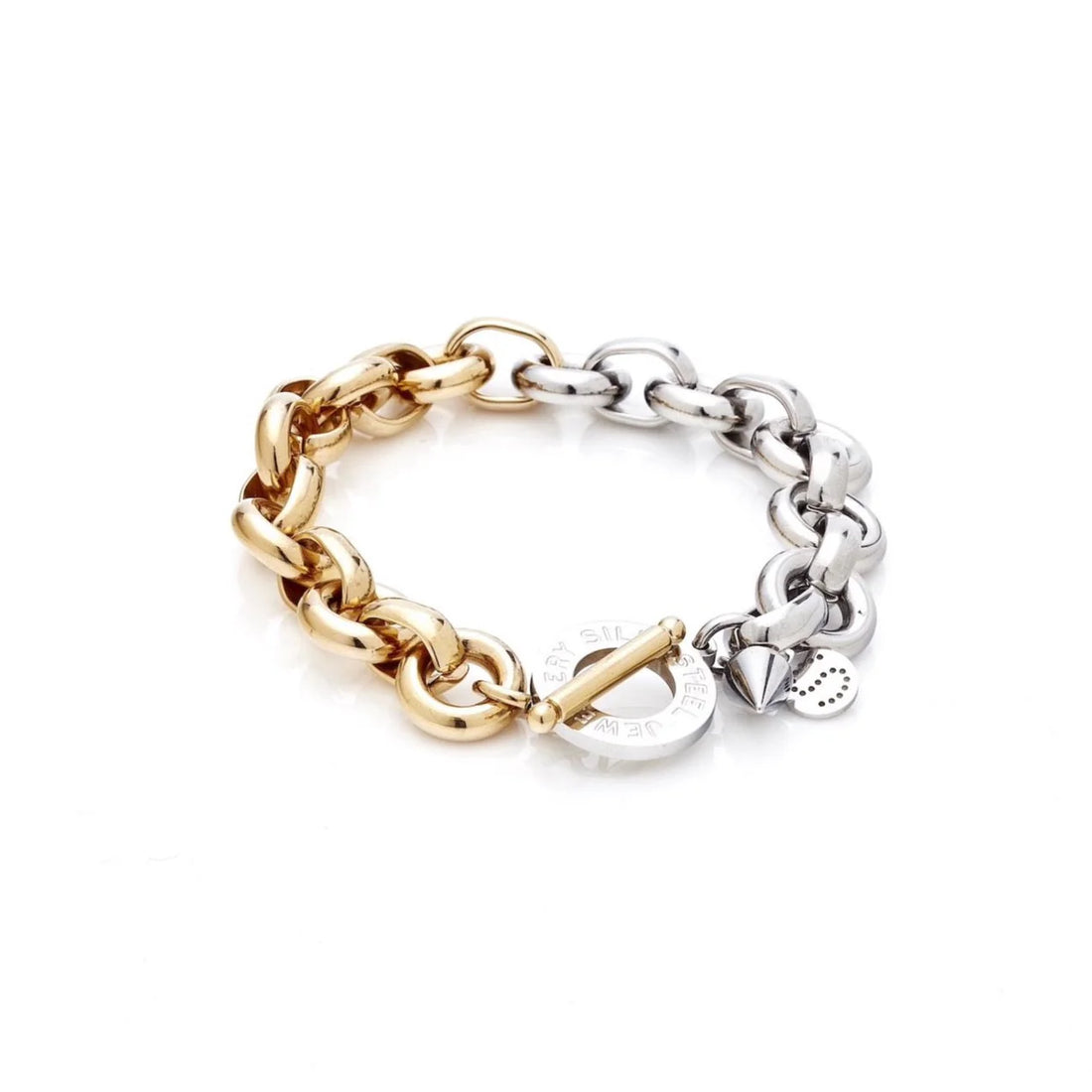 Silk &amp; Steel - Heirloom Two Tone Bracelet