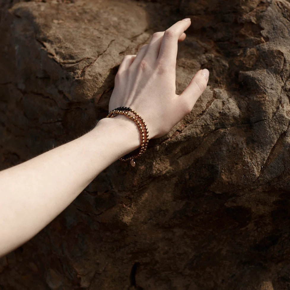 SILK &amp; STEEL - Party at the Front Bracelet Black Onyx