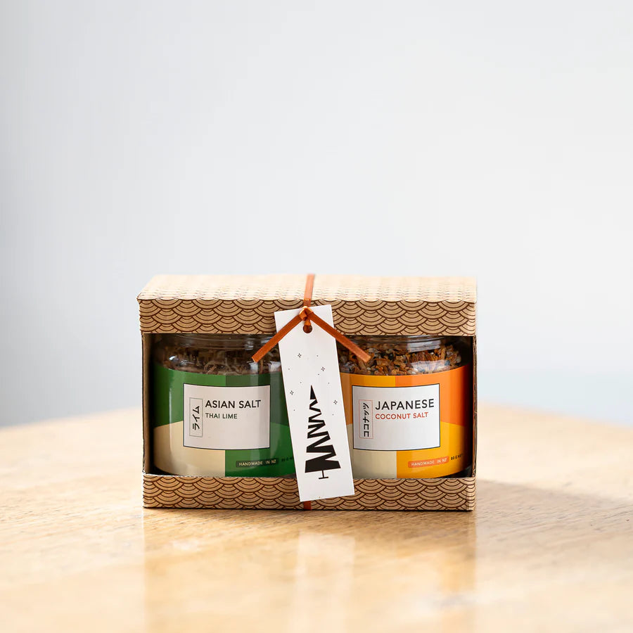 Naibu - Japanese Coconut Salt &amp; Asian Thai Lime Salt Set