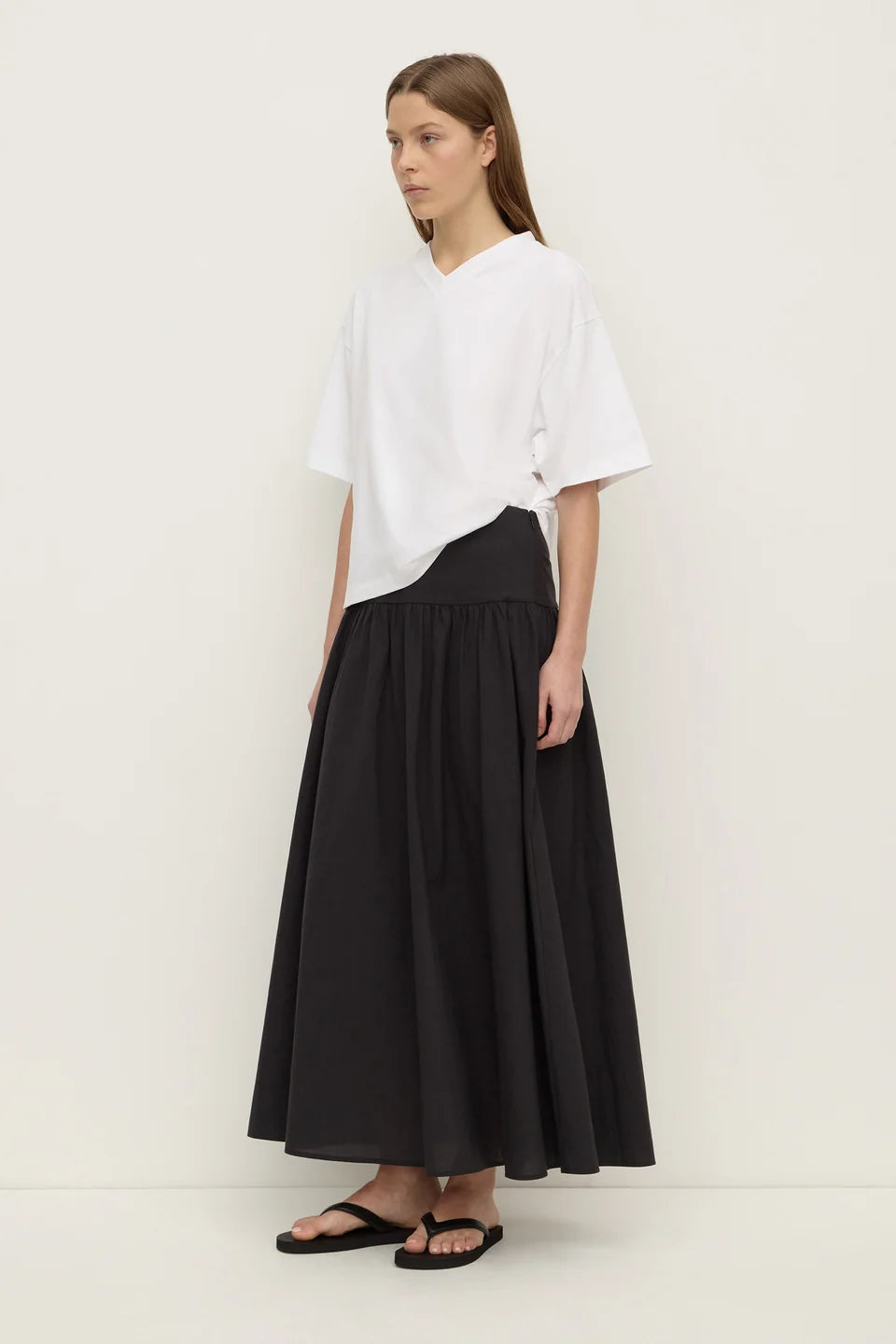 ASSEMBLY LABEL - SARAH MAXI SKIRT - BLACK