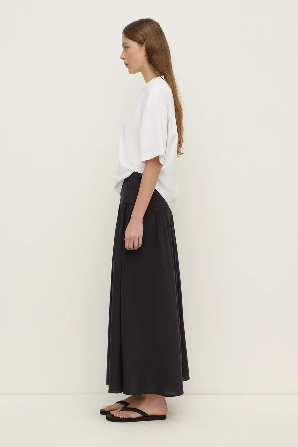 ASSEMBLY LABEL - SARAH MAXI SKIRT - BLACK
