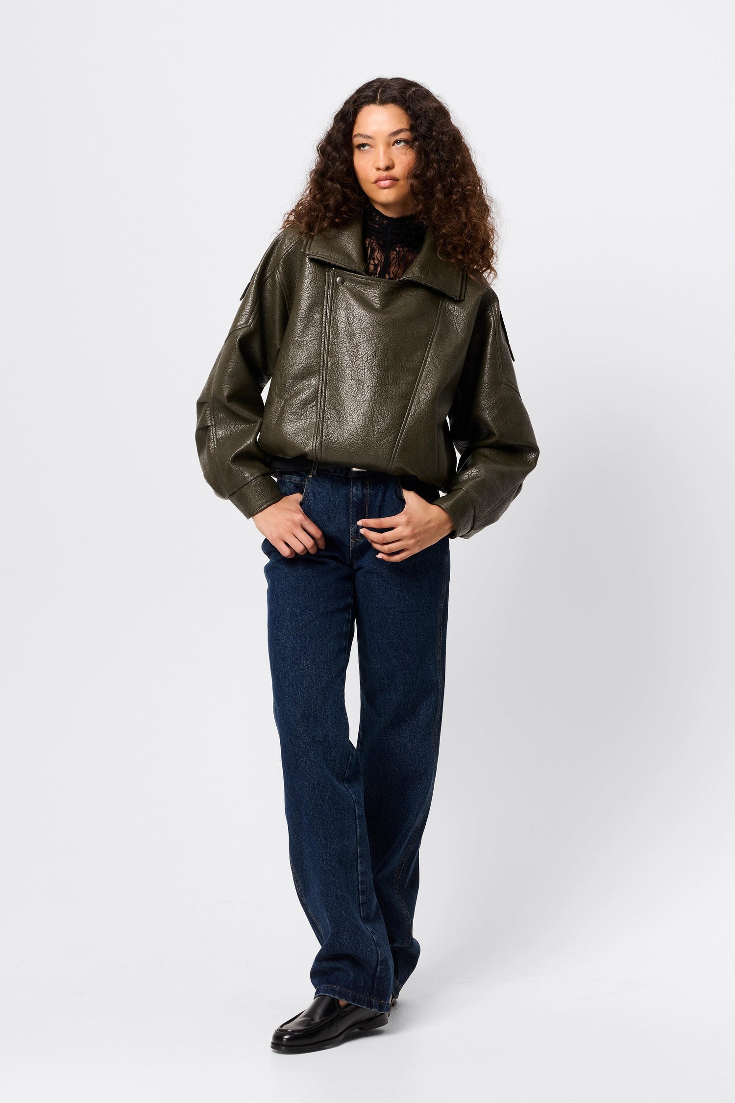 Mossman - Saxon Oversize Bomber - olive