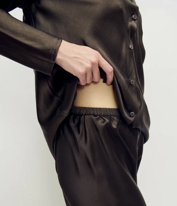 Silk Laundry - Bias Cut Pants Mantis