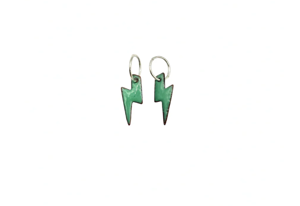 Rachel Stichbury - Reversible Lightening Bolts | Mint Green