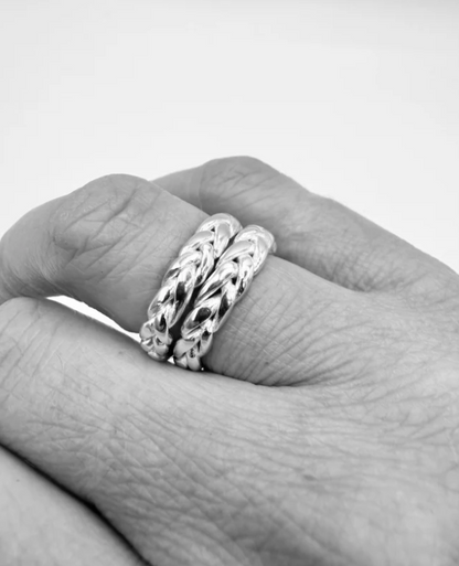 Rachel Stichbury - Braided Cuff Ring