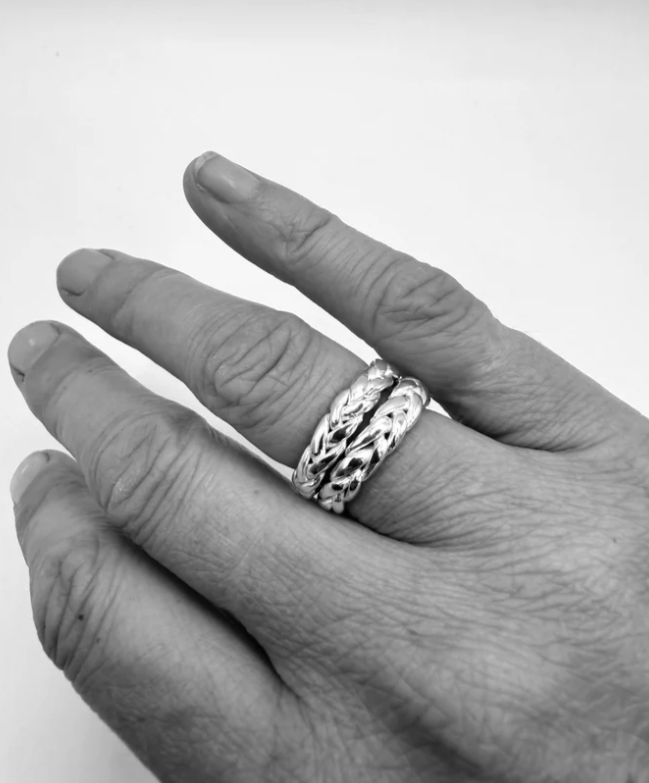 Rachel Stichbury - Braided Cuff Ring