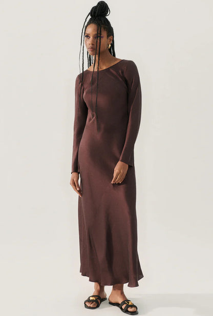 Silk Laundry - Sienna Dress Cacao