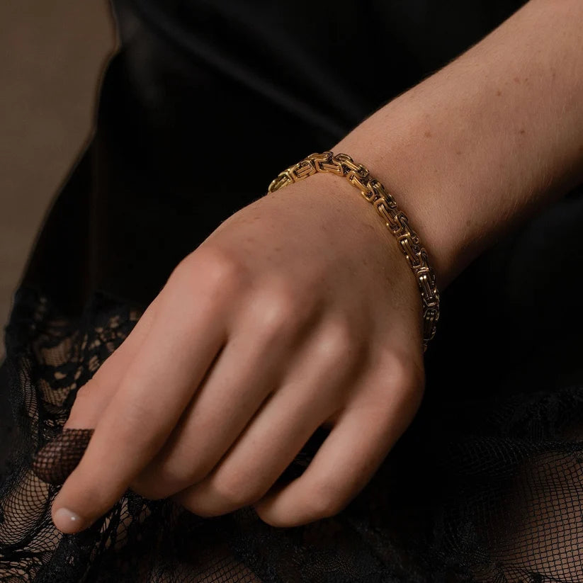 SILK &amp; STEEL - MERIDIAN BRACELET - GOLD