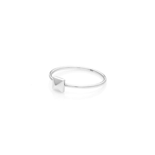 SILK AND STEEL SUPERFINE MINI OLYMPIA RING SILVER