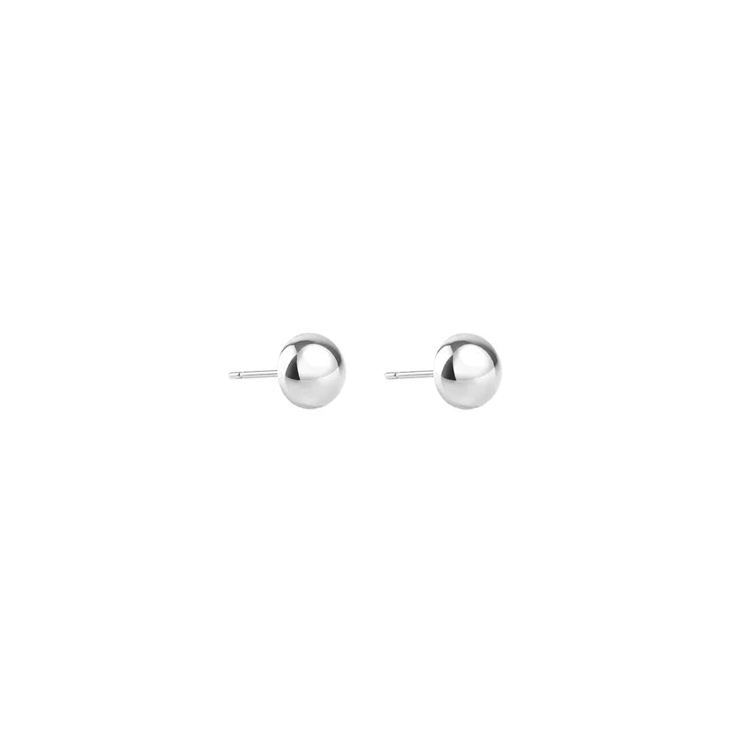 SILK &amp; STEEL - DOME ERARRING - SILVER