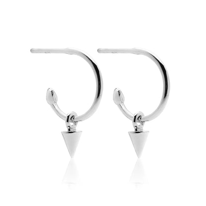 Silk and Steel - Mini Spike Hoops