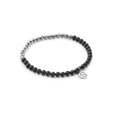 SILK &amp; STEEL - Party at the Front Bracelet Black &amp; Silver