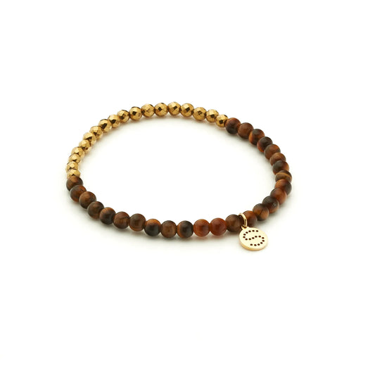 Party at the Front Bracelet Tigers eye Gold