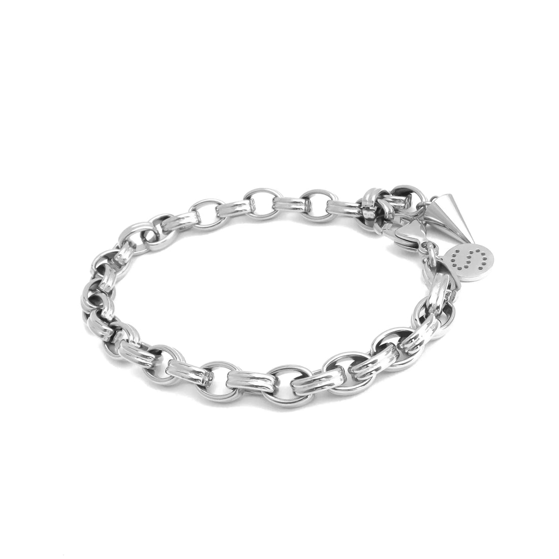Silk &amp; Steel - Heritage Bracelet - Silver