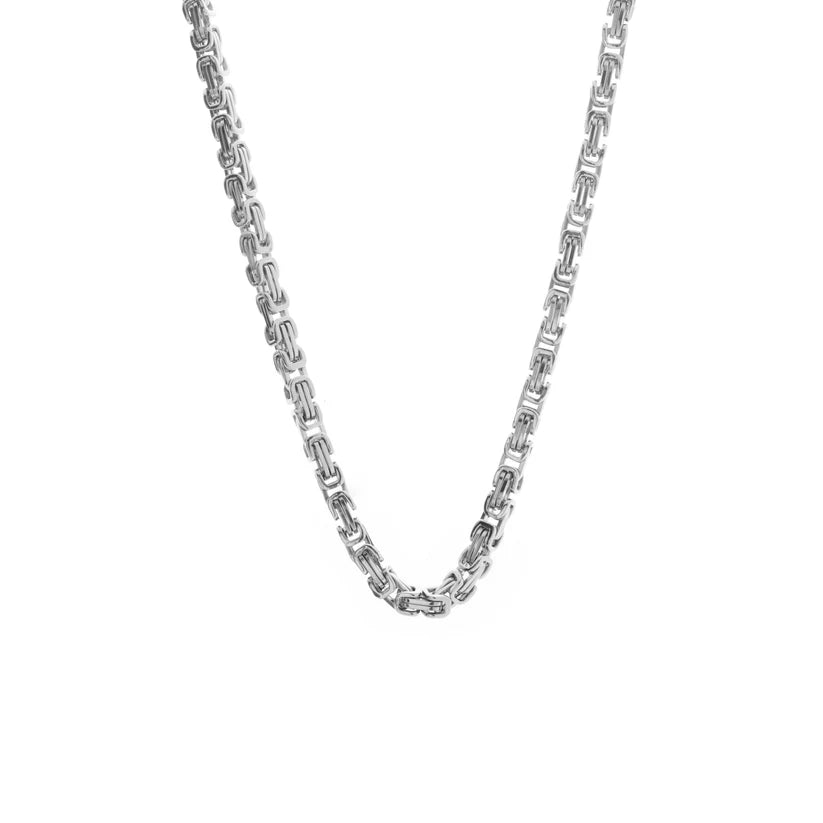 SILK &amp; STEEL - MERIDIAN NECKLACE - SILVER