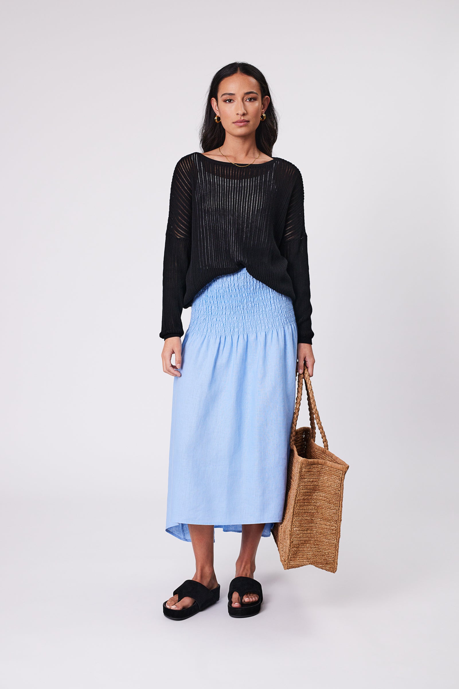 Marlow - Sol Shirred Skirt