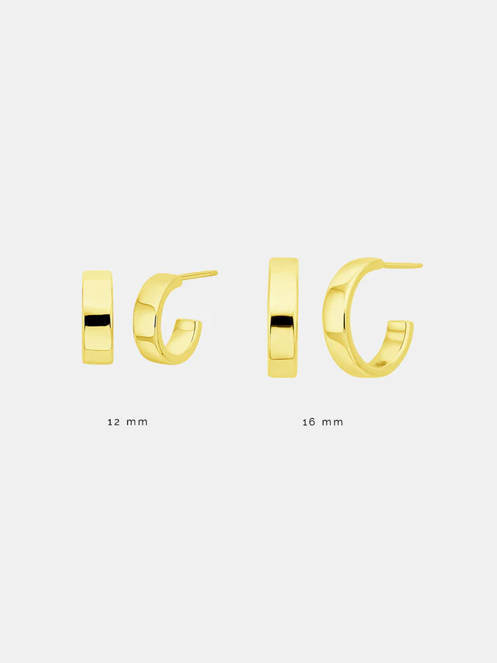 Sophie - Standard Hoop Studs