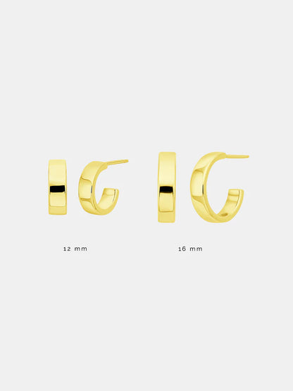 Sophie - Standard Hoop Studs