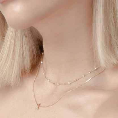 Silk &amp; Steel - Petite North Star Necklace Blue Sapphire