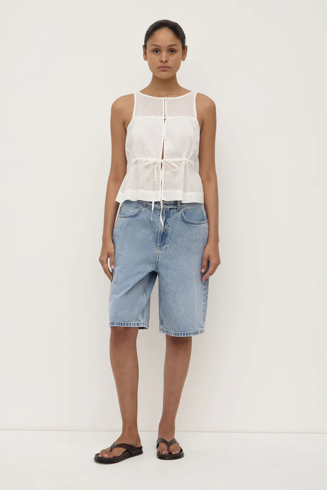 Assembly Label - Suzie Top - White