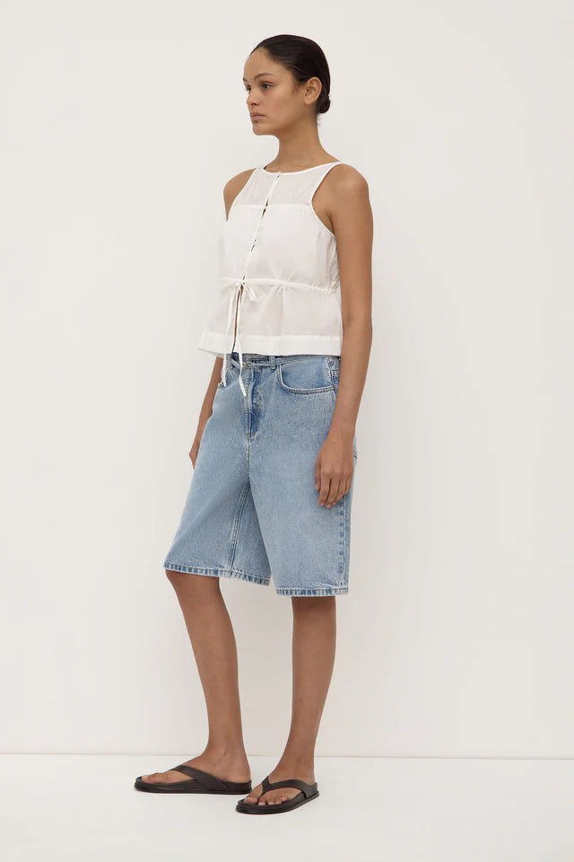 Assembly Label - Suzie Top - White