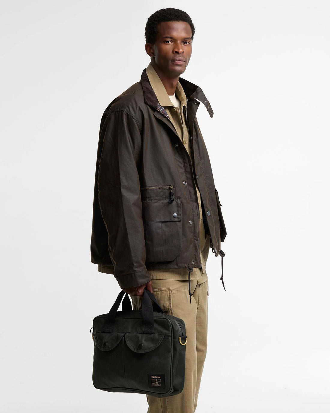 BARBOUR - FIELD WAX LAPTOP CROSSBODY BAG
