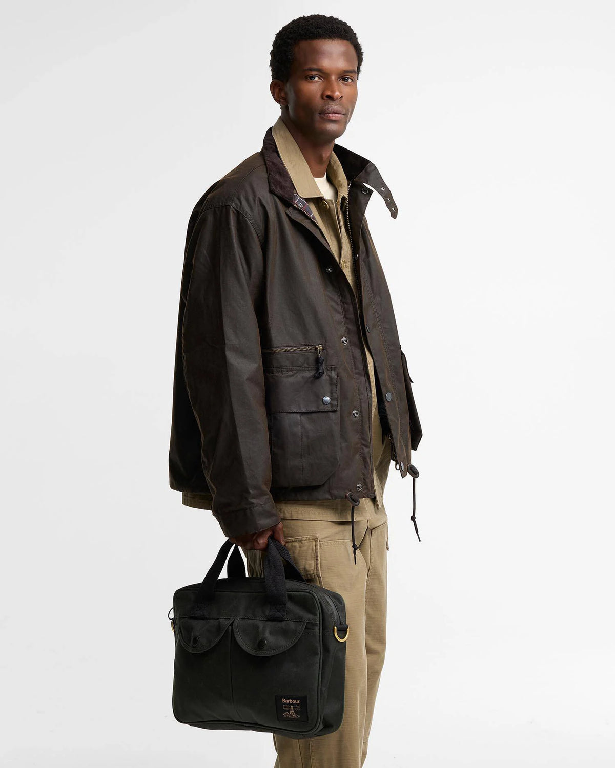 BARBOUR - FIELD WAX LAPTOP CROSSBODY BAG
