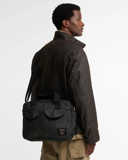 BARBOUR - FIELD WAX LAPTOP CROSSBODY BAG