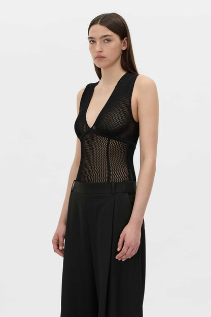 Camilla &amp; Marc - Elandra Textured Bodysuit - Black