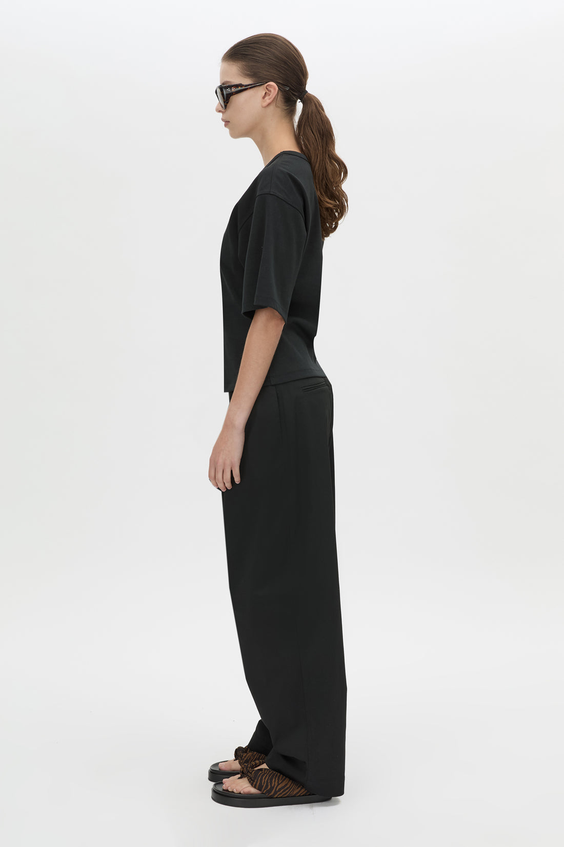 CAMILLA &amp; MARC - ALBA BOXY TEE - BLACK
