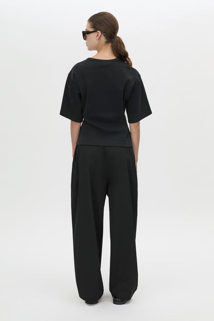 CAMILLA &amp; MARC - ALBA BOXY TEE - BLACK