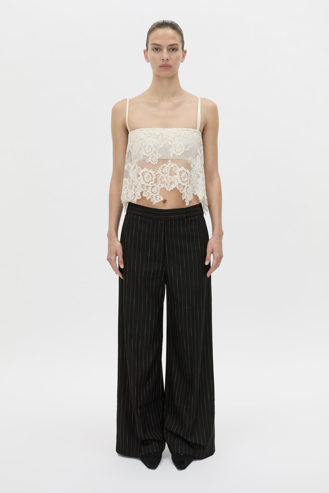 CAMILLA &amp; MARC - ALVAR LACE CAMI - CREAM