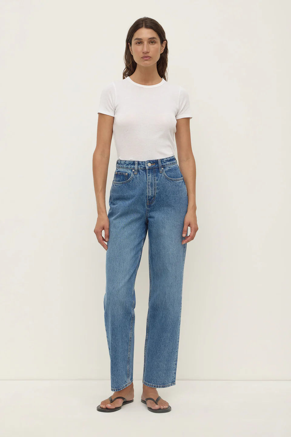 Assembly Label - Vintage Straight Jean - Classic Blue