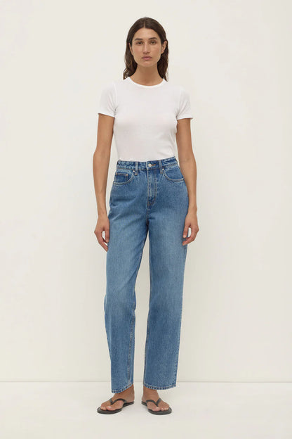 Assembly Label - Vintage Straight Jean - Classic Blue