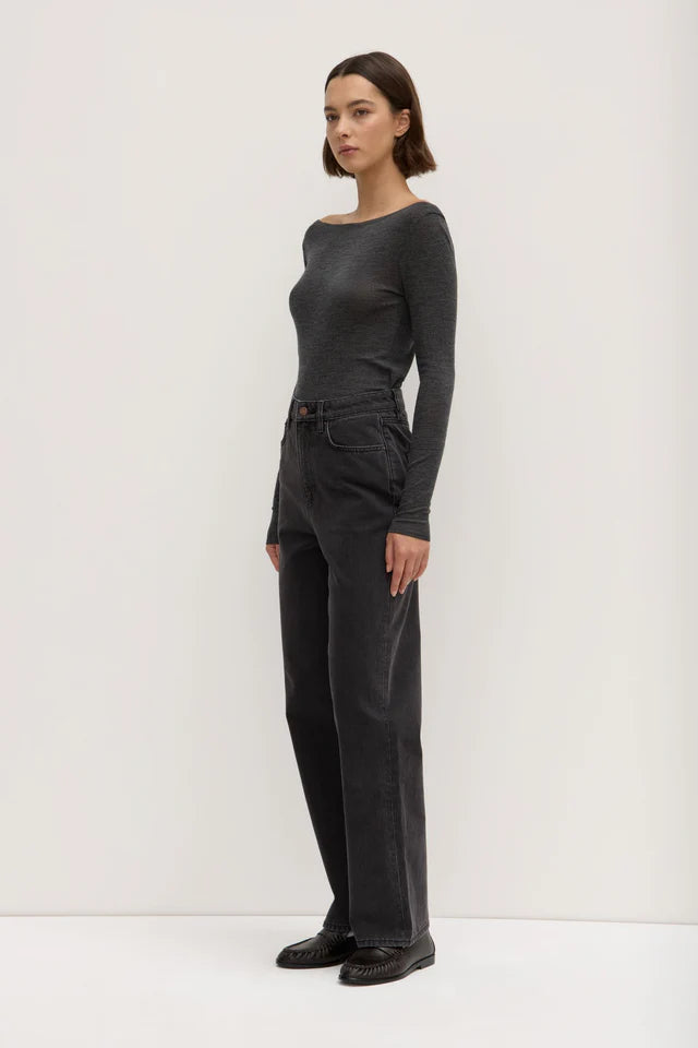 Assembly Label - Vintage Straight Jean - Vintage Black